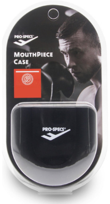 프로스펙스 항균 마우스피스 케이스, 1세트, 블랙