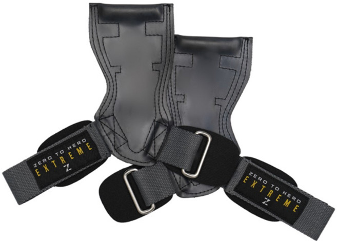 제로투히어로 익스트림 그립 헬스 손목보호대 좌우세트, 1세트, GREY