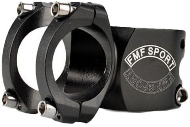 메이크스피드 자전거 스템 31.8 x 38 mm, 1개, 블랙