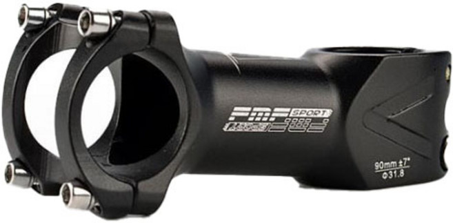 메이크스피드 자전거 스템 31.8 x 90 mm, 블랙, 1개