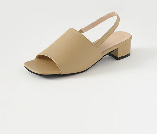 착한구두 여성용 베이글 오픈토 밴딩 샌들 SDLTS2d146