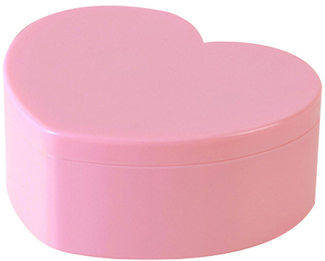 넥스트브라운 러블리 하트 소품 쥬얼리 보관함, 핑크, 1개