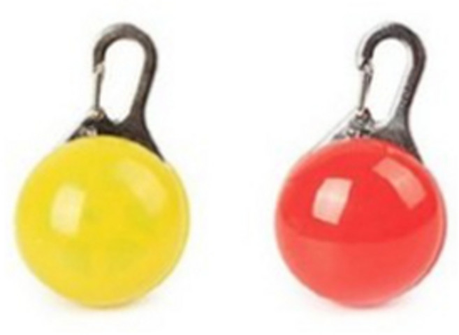 루아르모 강아지 고양이 LED 펜던트 2p, 랜덤발송, 2개