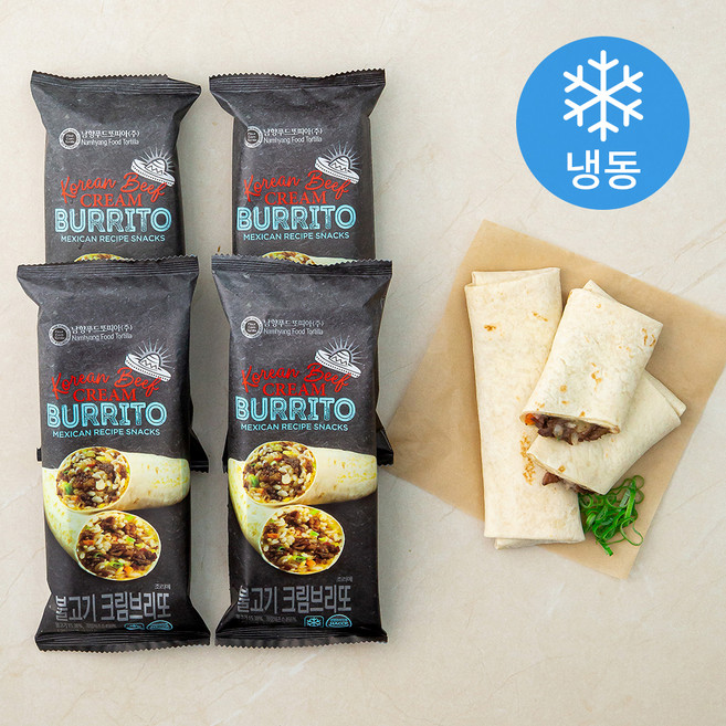 남향또띠아 불고기 크림브리또 (냉동), 125g, 4개입, 1개