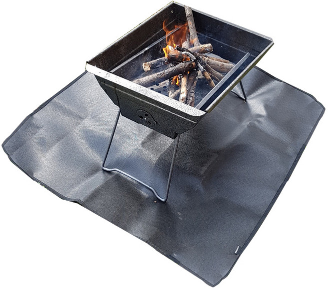 셀파 방염 매트 M CLS-FM764 + 보관용 파우치, 블랙