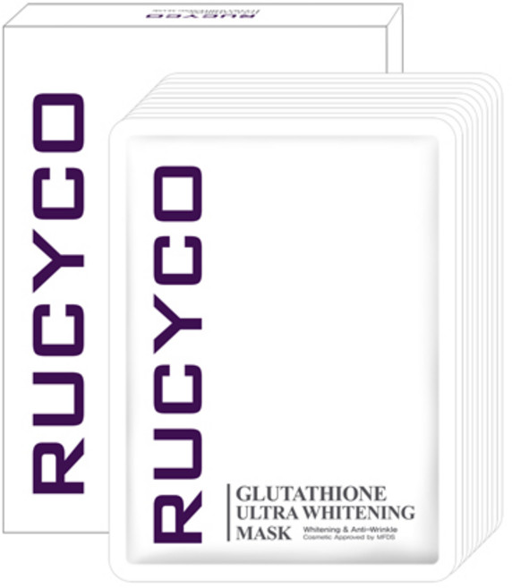 루시코 글루타치온 울트라 화이트닝 마스크팩, 10개입, 1개