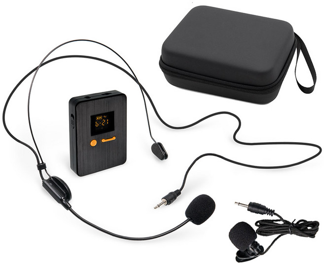 컴스 채널 B형 UHF 무선 핀 헤드셋 마이크, CR400D