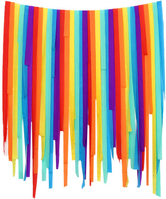 조이파티 제이벌룬 파티스트리머 6종 데코세트, 레인보우, 1세트