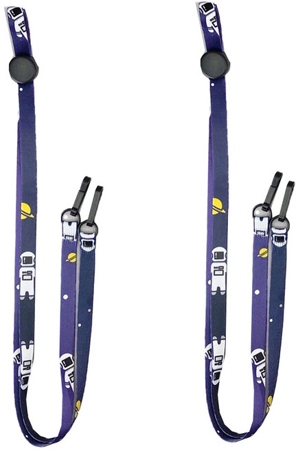 패션 마스크 스트랩, 우주, 2개