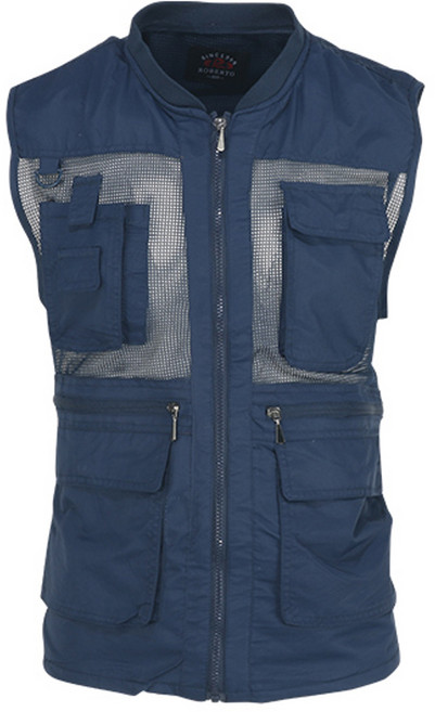 페라어스 남성용 다포켓 차이나 망사 조끼 OCVRV6013M1