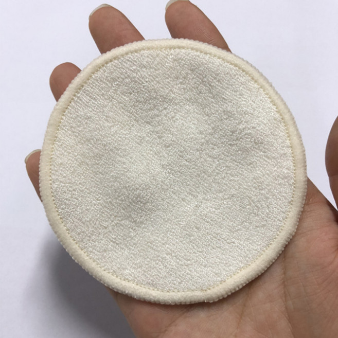 대나무 섬유 빨아쓰는 다회용 화장솜 일반형패드 10p + 메쉬 보관망, 1개