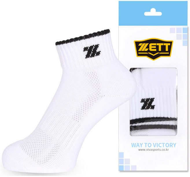 제트 야구 양말 BSK-700 2족, 블랙, 1개