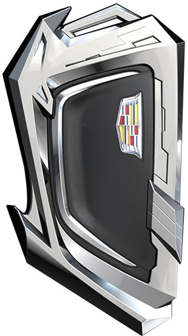 크로니클 캐딜락 에스컬레이드/ XT6 / XT4 / CT5 / CT4 CRONIC401 메탈 키케이스 + 키링, 실버, 캐딜락 A타입