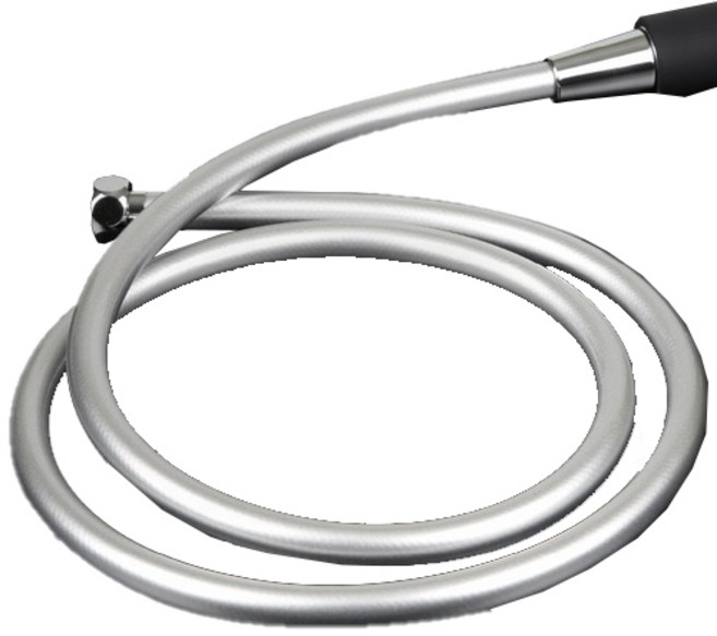 세비앙 PVC 연질 샤워호스, 1.5m, 실키 실버