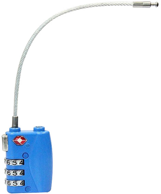 하리코 TSA 해외여행 자물쇠 파랑, 1개