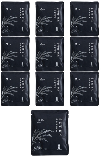 마이쪄 뽀송 믹스 우유 백설기용, 73g, 10개