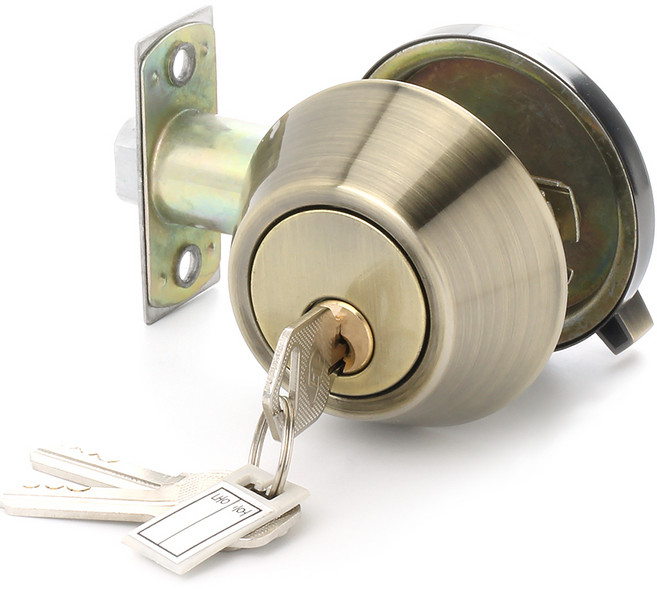 데드볼트 현관잠금장치 500AB, 1개