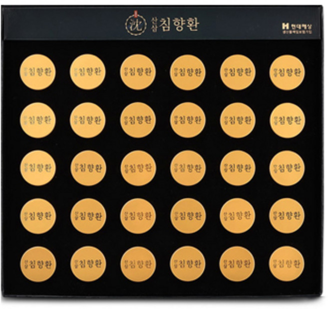 웰스데이 산삼침향환 30p, 1개, 3.75g