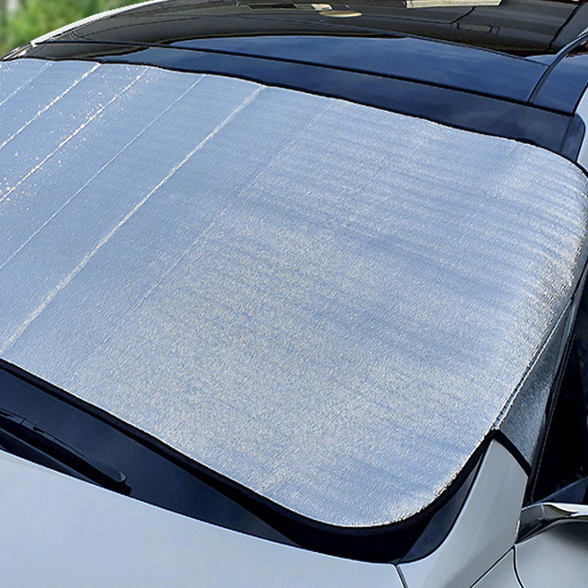 아트로마 햇빛가리개 성에방지커버 겸용 B 앞유리 외부장착 6종 세트, 은색, 1세트