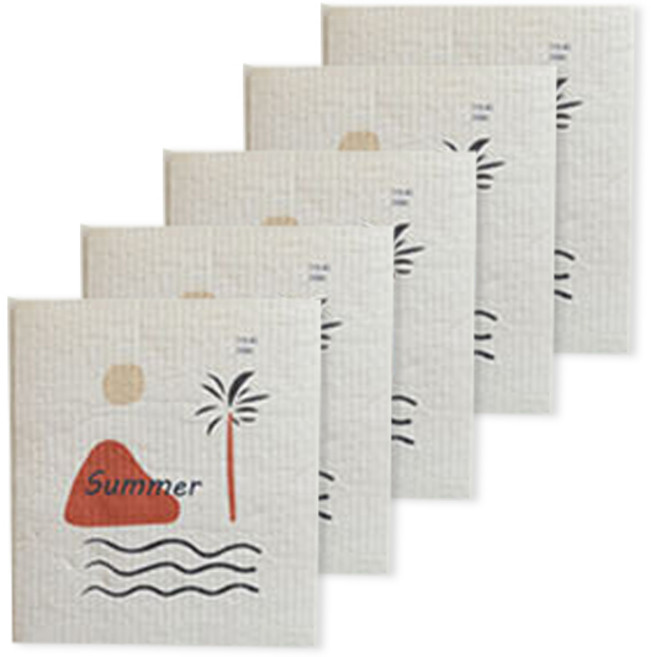 양손컴퍼니 다회용 종이행주 Summer, 1개