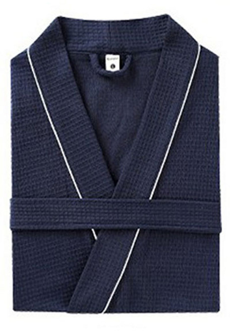 원이네 여름용 와플 가운 XL, 네이비, 1개