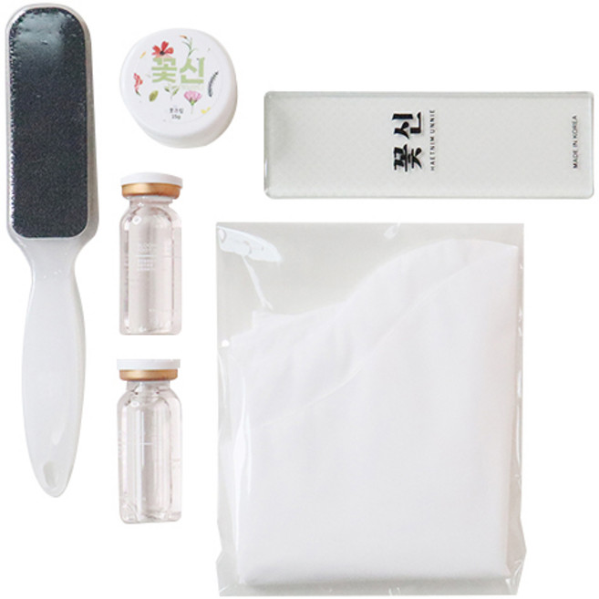 햇님언니 꽃신 발각질 제거 세트, 1세트, 10ml