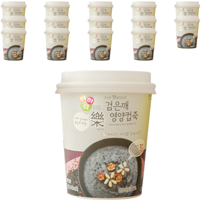 푸른가족 검은깨 영양컵죽, 33g, 15개