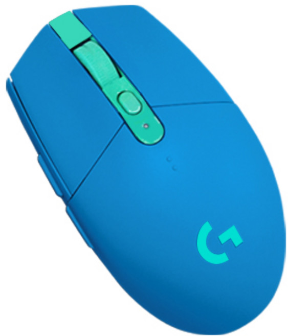 로지텍 LIGHTSPEED 무선 게이밍 마우스, G304, 블루