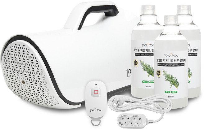 툴앤툴 연무기 Carero F1 + 연무 탈취제 본품 500ml 3p + 연장선 4.5m, 1세트