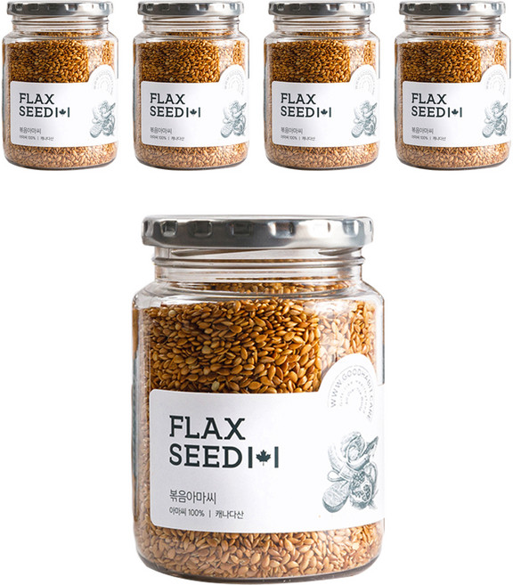 착한습관 볶은아마씨, 220g, 5개