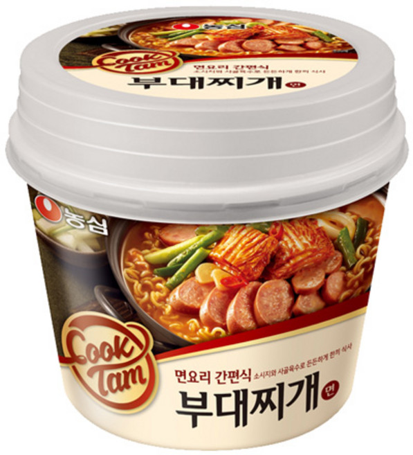 쿡탐 부대찌개면 221g, 1개