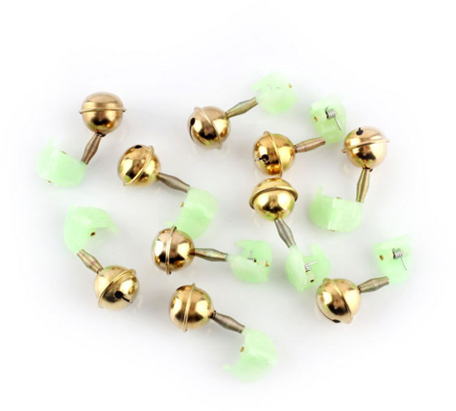 하나로 낚시 집게형 릴방울, 혼합색상, 10개