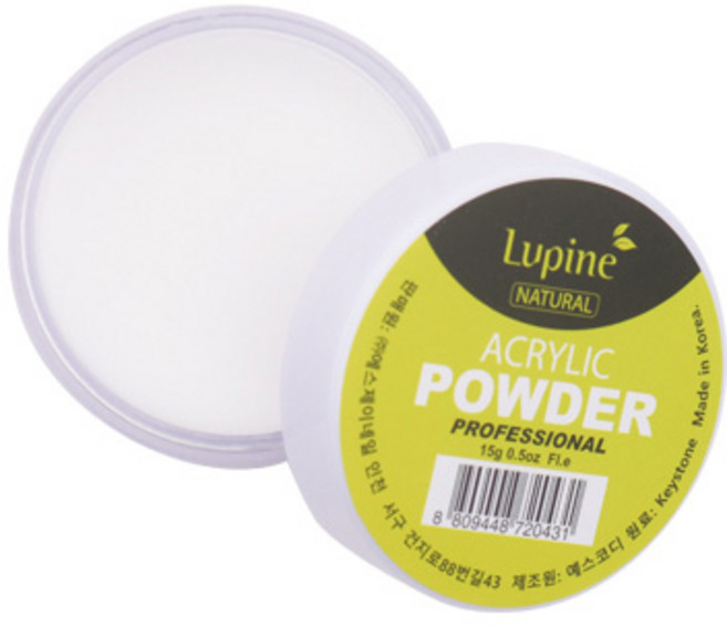 루핀 아크릴 네일 파우더 15g, 내추럴, 1개