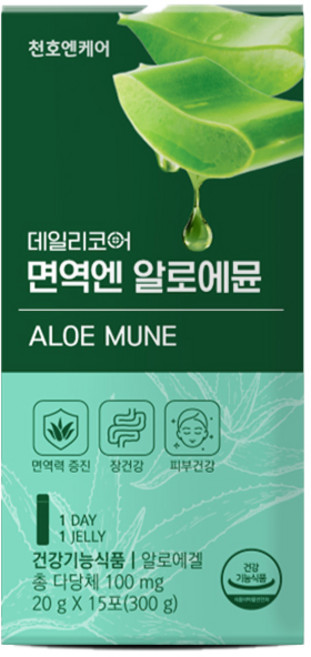 천호엔케어 데일리코어 면역엔 알로에뮨 15p, 300g, 1개