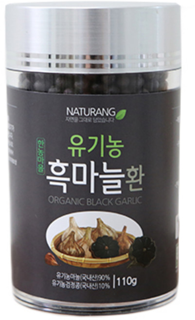 내츄랑 한농마을 유기농 흑마늘환, 1개, 110g