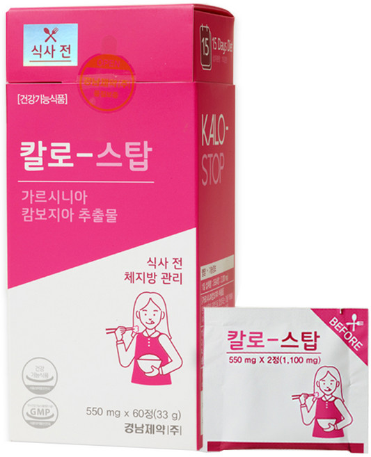 경남제약 칼로 스탑 30p, 1개, 33g