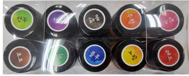 밀양한천 천연색소 20g x 10종 세트, 200g, 1개