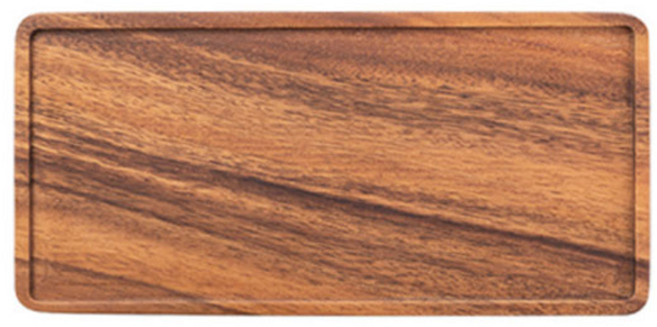 하리코 직사각형 원목 쟁반