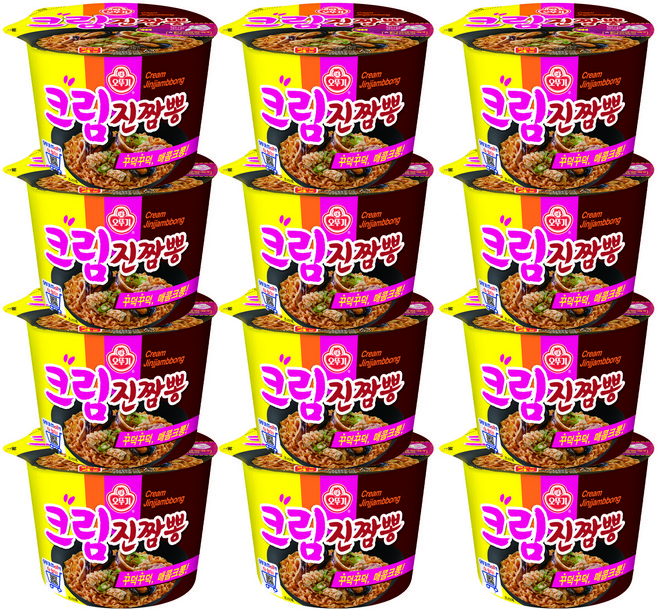 오뚜기 크림진짬뽕 컵 105g, 36개