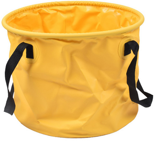 스태리 캠핑 휴대용 설거지통, 옐로우