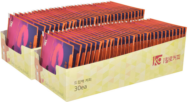 1킬로커피 오렌지빛 석양 드립백커피, 10g, 1개입, 60개