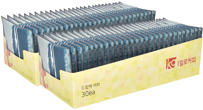 1킬로커피 은빛 정상의 위로 드립백커피, 10g, 60개입, 1개