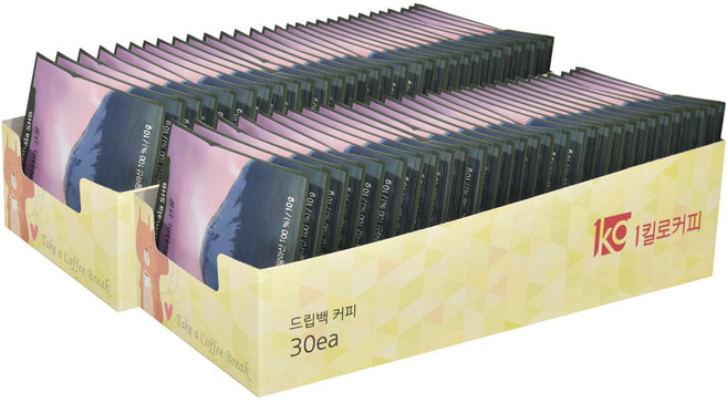 1킬로커피 화산의 선물 드립백커피, 10g, 1개입, 60개