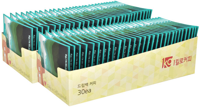 1킬로커피 천개의 언덕 드립백커피, 10g, 30개입, 2개