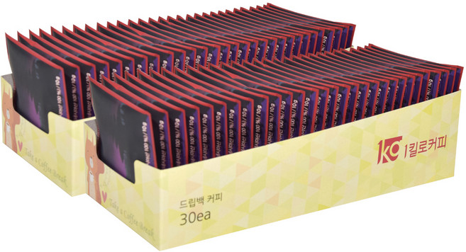 1킬로커피 깊은밤의 산책 드립백커피, 10g, 1개입, 60개