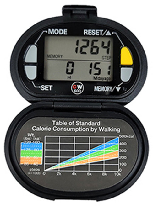 야맥스 만보기 CW-600B, 블랙, 1개