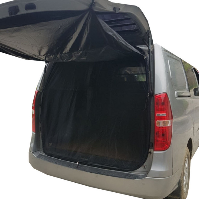 MIRCA ET-S Starex 專用車尾帳, 黑色的