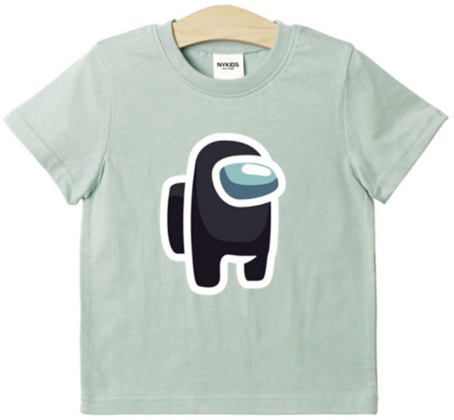 nykids 兒童透氣Among Us NY短袖夜光T恤 AS002