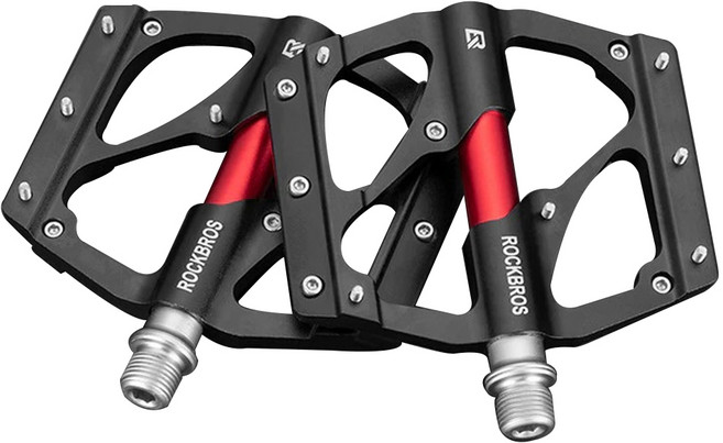 락브로스 픽시 로드 MTB 플랫페달 2020-12BBK 2p 세트, 블랙, 1세트