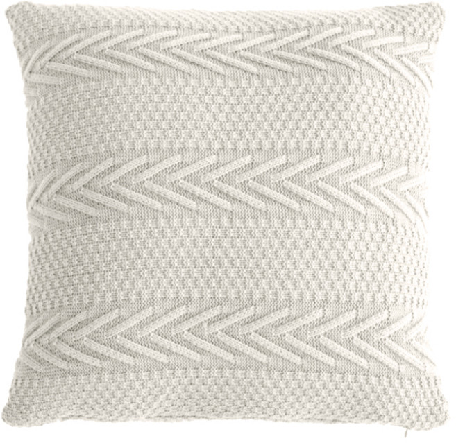 와다다샵 골지 니트 텍스타일 무지 쿠션 커버